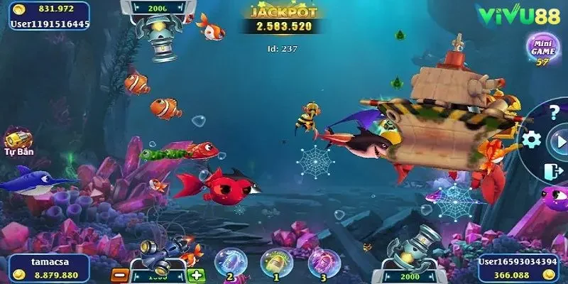 Tham gia bắn cá trực tuyến dễ dàng và an toàn tại Vivu88